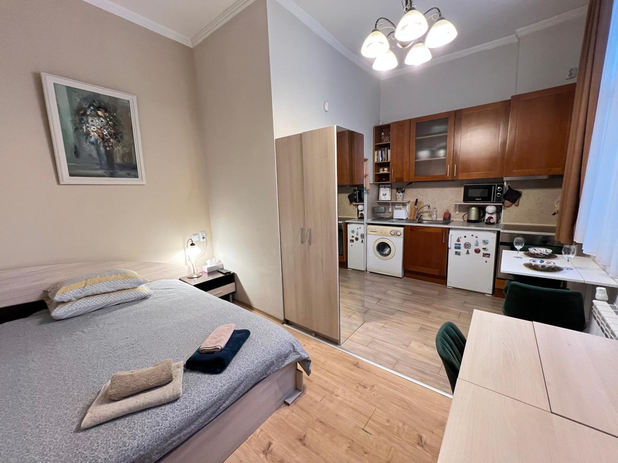 Budapest Central Cozy Studio W Working Space And Wifi Sofie Exteriér fotografie